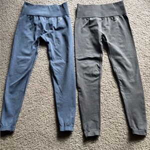 2 pairs Gymshark Vital Seamless 2.0 Leggings Size Small